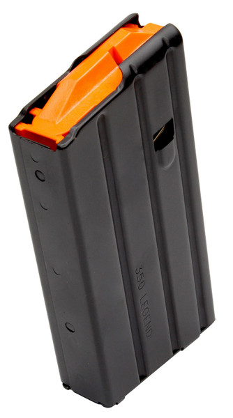 DuraMag 2035041178CPD SS 20rd 350 Legend for AR-15 Black w/ Orange Follower Detachable [DS]