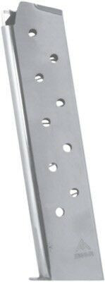 Mec-Gar MGCG4510N Colt Government 10rd Extended 45 ACP, Nickel Carbon Steel [DS}