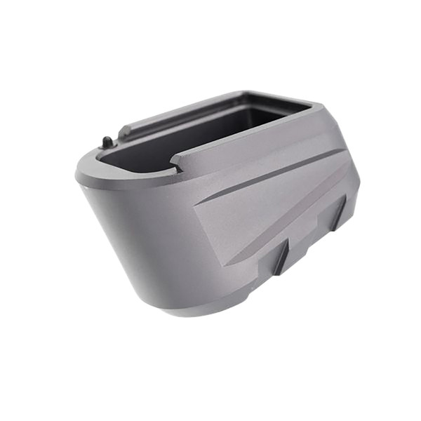 Tyrant CNC TDP365MAGEXGREY P365-XMACRO Magazine Extension 9mm Fits Sig P365 Gray 6061 Aluminum [DS]