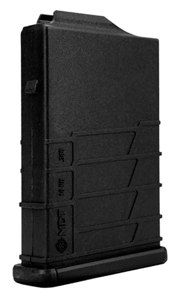 Mdt Sporting Goods Inc 104447BLK AICS Magazine 10rd Extended 308/6.5 Creedmoor Short Action, Black Polymer Fits Some Chassis/Bottom Metal (MDT/XLR/KRG/GRS/CDI/Pacific Tool & Gauge) [DS]
