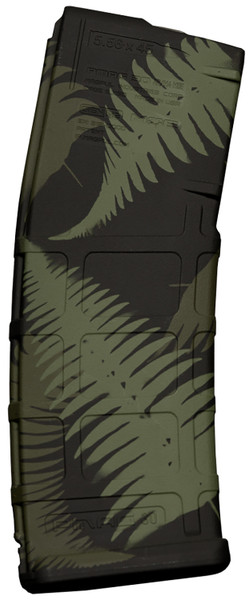 Weapon Works 228048 PMAG GEN M2 MOE 30rd Fits AR/M4 Ferns (Green) Polymer [DS]