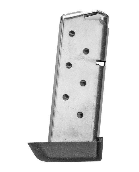 Kimber Mfg.,inc 1200164A Micro w/ Base Pad 7rd 380 ACP Silver Stainless Steel [DS]