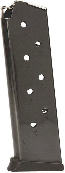 Magnum Research MAG1911458 1911 Black Detachable 8rd 45 ACP for Magnum Research 1911 C/GR/G [DS]