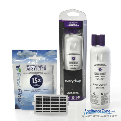 EDR1RXD1 AIR1 Whirlpool / Maytag Refrigerator Water & Air Filter Freshness Kit