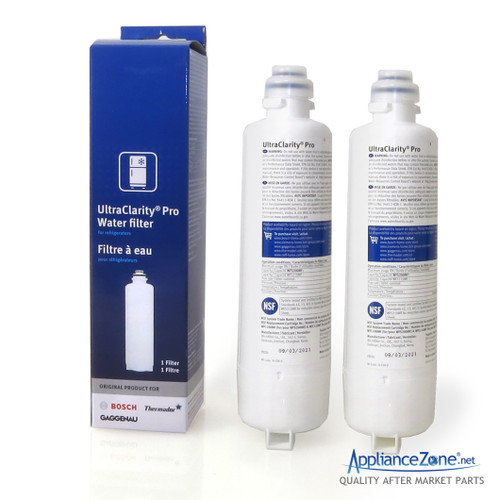 11032531 (2 Pack) BORPLFTR55 UltraClarityPro Bosch Refrigerator Water Filter