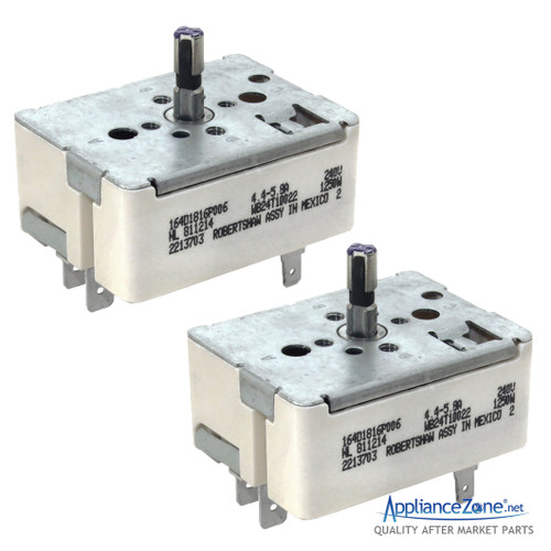Replacement WB24T10022 (2 Pack) Range Burner Infinite Switch for GE / Hotpoint