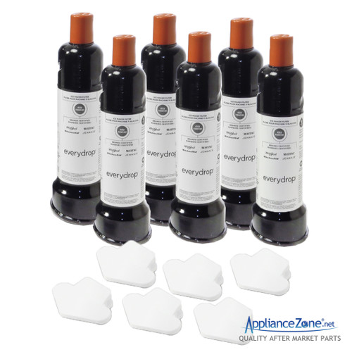 F2WC9I1 ICE2 EveryDrop (6 Pack) Whirlpool / Maytag Refrigerator Ice Maker Water Filter