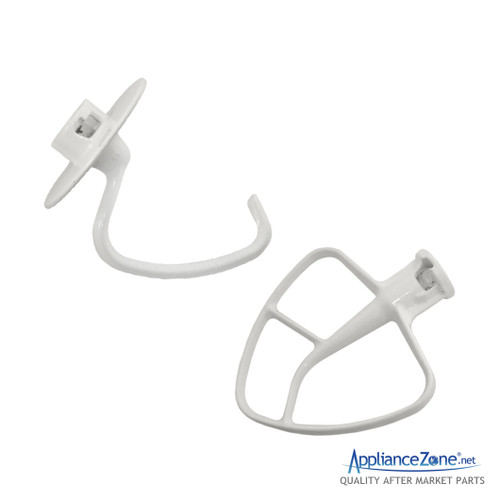 W10674618 W10672617 Mixer K45 Beater & Dough Hook Replacement for KitchenAid / Whirlpool W10674618 W10672617 Mixer K45 Beater & Dough Hook Replacement for KitchenAid / Whirlpool