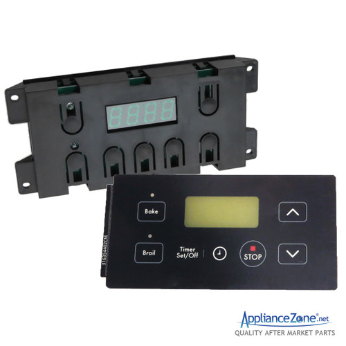 Replacement 316455430 316354402 Range Control Board & Overlay for Frigidaire Replacement 316455430 316354402 Range Control Board & Overlay for Frigidaire