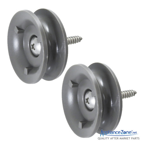 Replacement 5304506916 (2 Pack) Roller Dishwasher Track Slide Roller for Frigidaire / Crosley