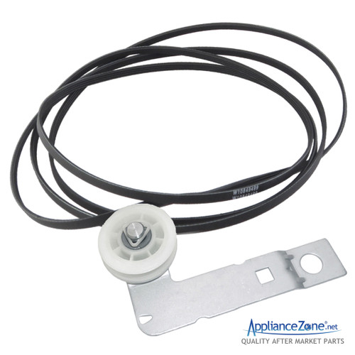 Replacement W10849499 W10837240 Dryer Belt & Idler Pulley Kit for Whirlpool / Maytag