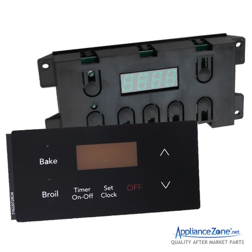 Replacement 316455430 316220729 Range Control Board & Overlay For Frigidaire / Kenmore
