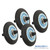 Replacement DC97-16782A (4 Pack) Dryer Roller for Samsung