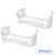 Replacement 242126602 (2 Pack) Refrigerator Door Bin for Frigidaire / White-Westinghouse