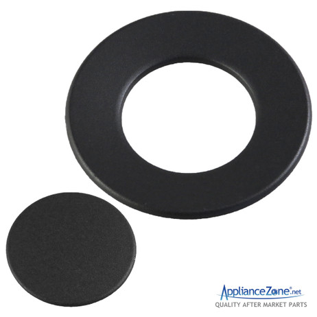 Replacement DG62-00122A DG62-00137A Range Burner Ring & Cap Set for Samsung
