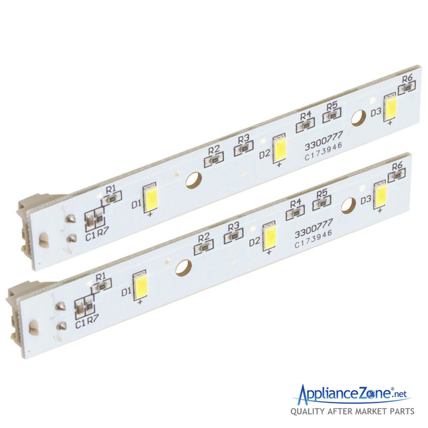 Replacement WR55X26671 (2 Pack) Refrigerator LED Light Board for