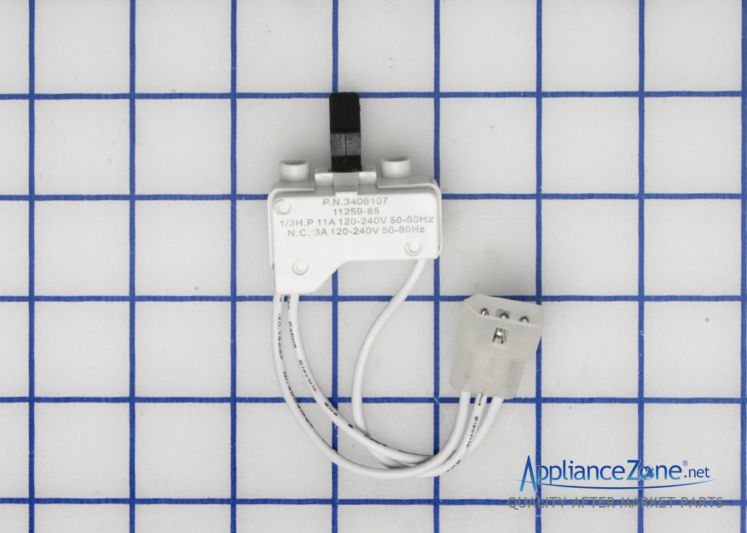 Replacement 3406107 Dryer Door Switch for Whirlpool / Maytag