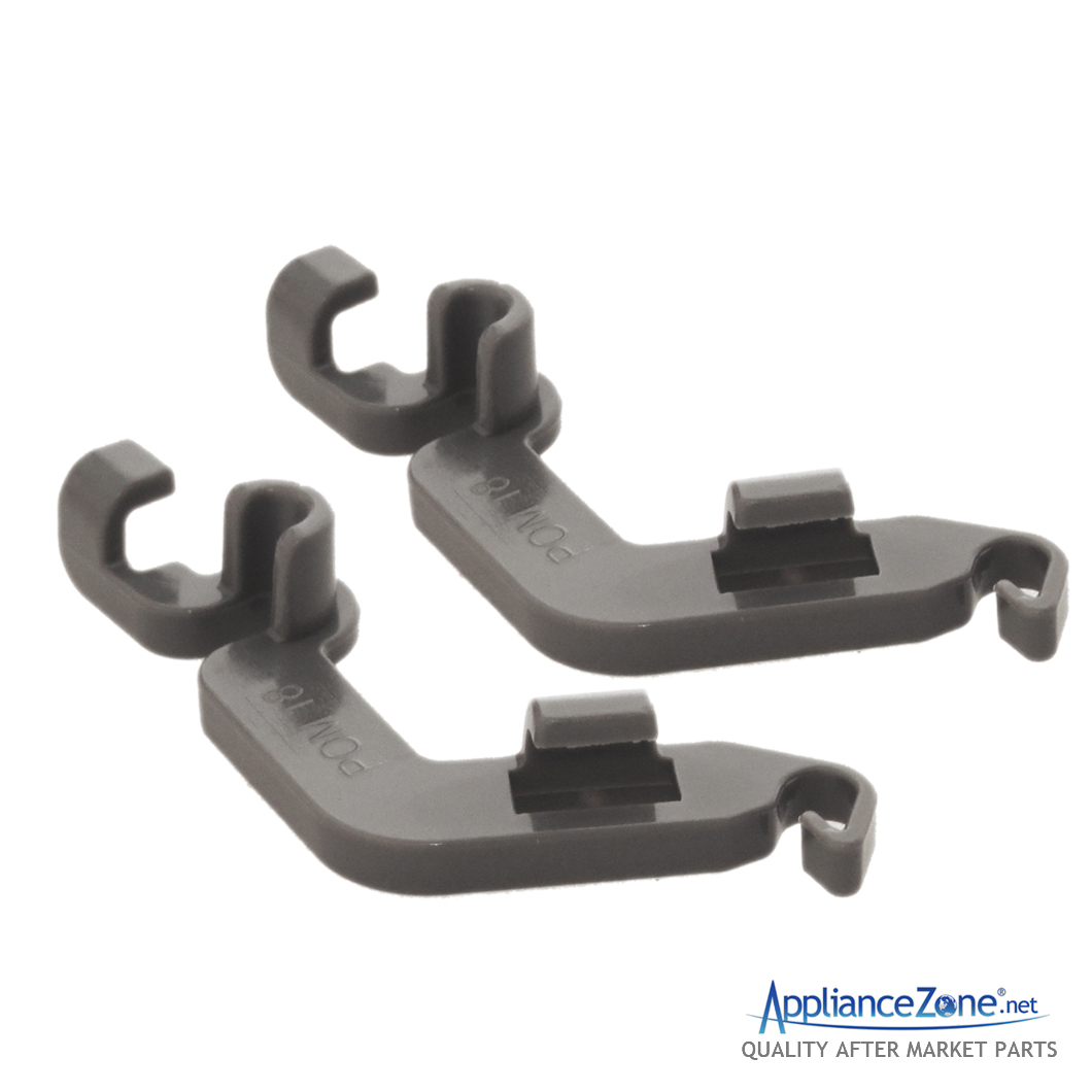 Replacement W10082853 2PK Dishwasher Tine Clip for Whirlpool 1
