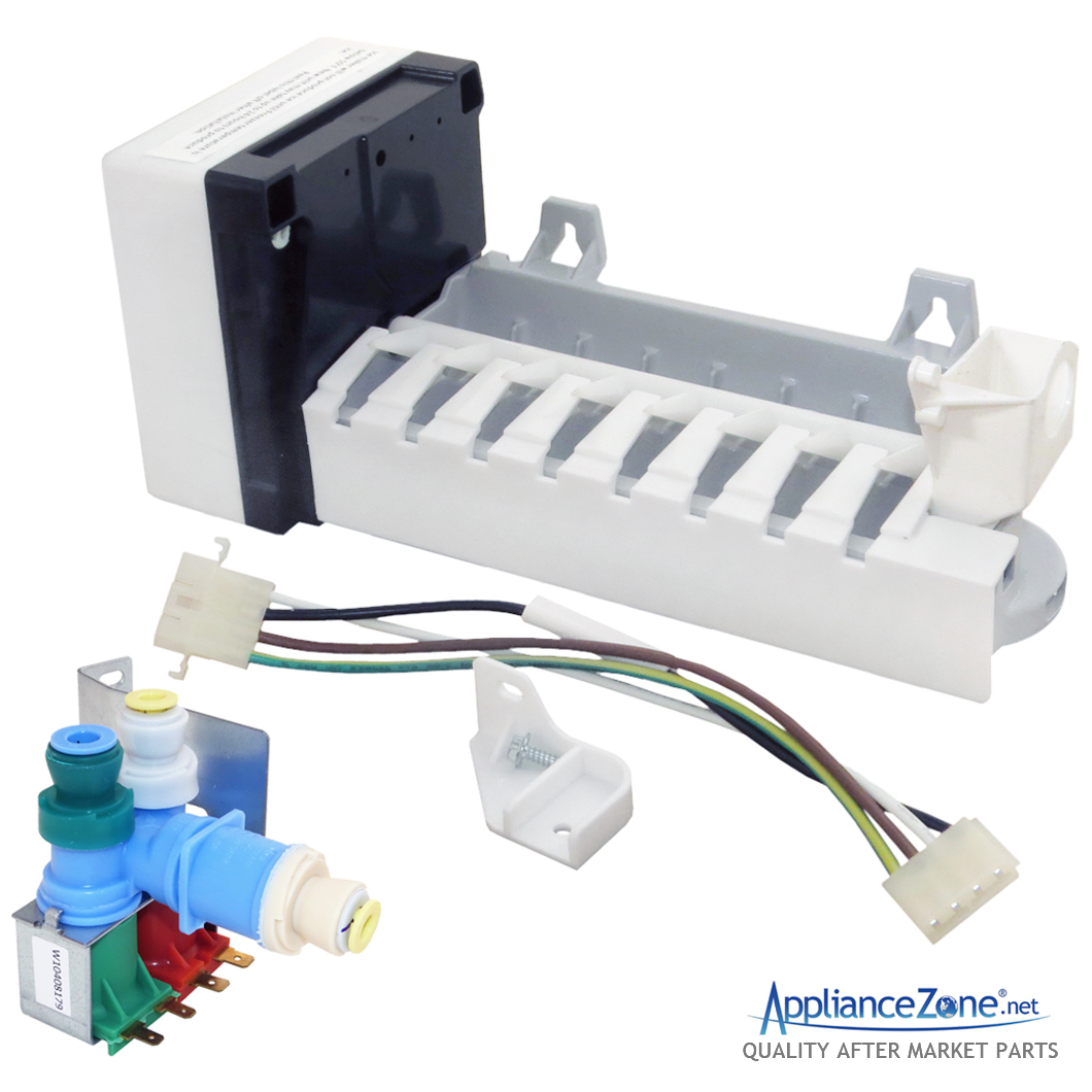 Replacement W10190965 W10408179 Refrigerator Icemaker & Valve For