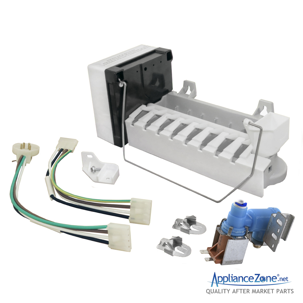 Replacement 4317943 2315576 Refrigerator Ice Maker & Valve For Whirlpool /  Maytag