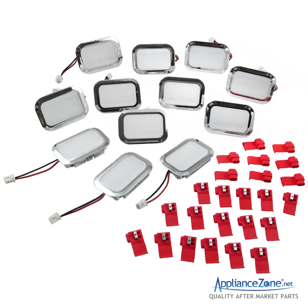 Replacement W11683242 Refrigerator Frosted LED Set for KitchenAid