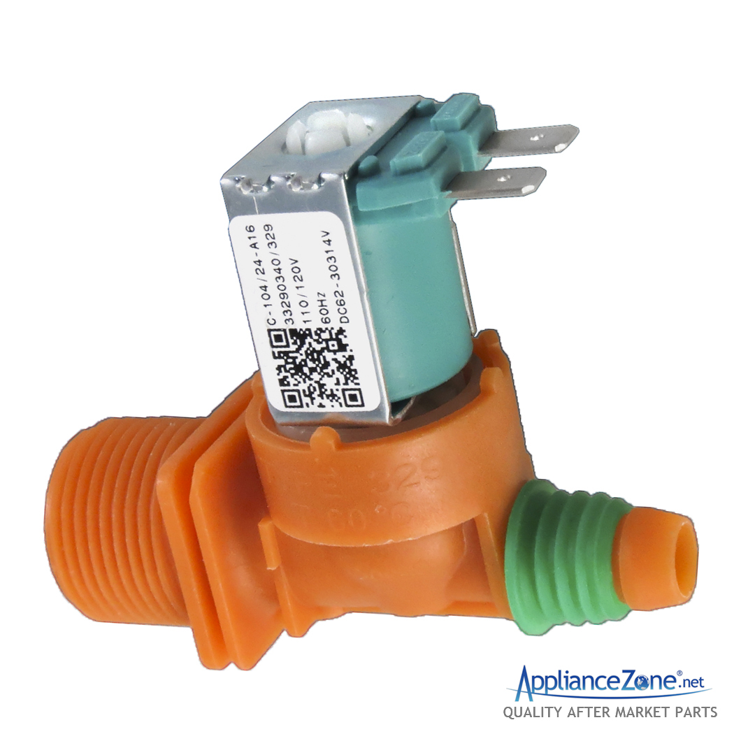 Replacement DC62-30314V Washer Hot Water Inlet Valve for Samsung