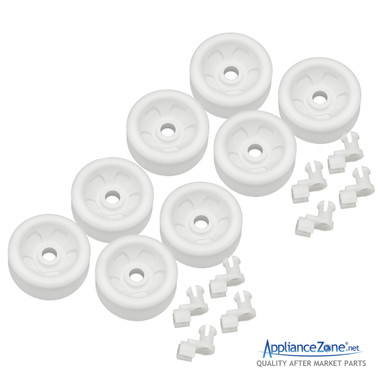 Replacement WD12X271 (8 PK) Dishwasher Rack Roller for GE / Hotpoint