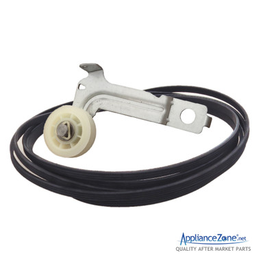 Replacement 8547157 W10547292 Dryer Pulley & Belt Kit for Whirlpool