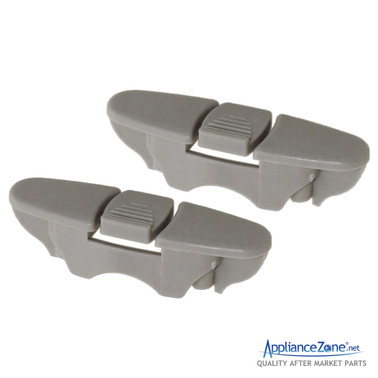 Replacement W10082861 (2 Pack) Dishwasher Rail Stop End Cap for Whirlpool / Amana