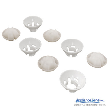 Replacement W10440729 Washer Suspension Rod Cup Set for Whirlpool / Maytag