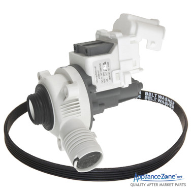 Replacement W10661045 W10006384 Washer Drain Pump & Belt Kit for Whirlpool / Amana