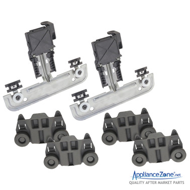 Replacement W10712395 W10195416V Dishwasher Upper & Lower Wheel Set for KitchenAid / Whirlpool