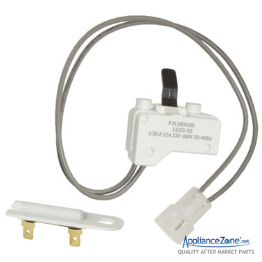 Replacement 3406108 3392519 Dryer Door Switch & Thermal Fuse for