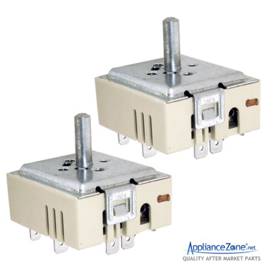 Replacement 74010824 (2 Pack) Range Dual Burner Infinite Switch for Maytag / Jenn-Air