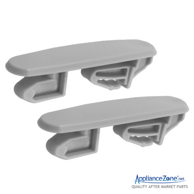 Replacement 8565925 (2 Pack) Dishwasher Rail Stop End Cap for Whirlpool / Maytag