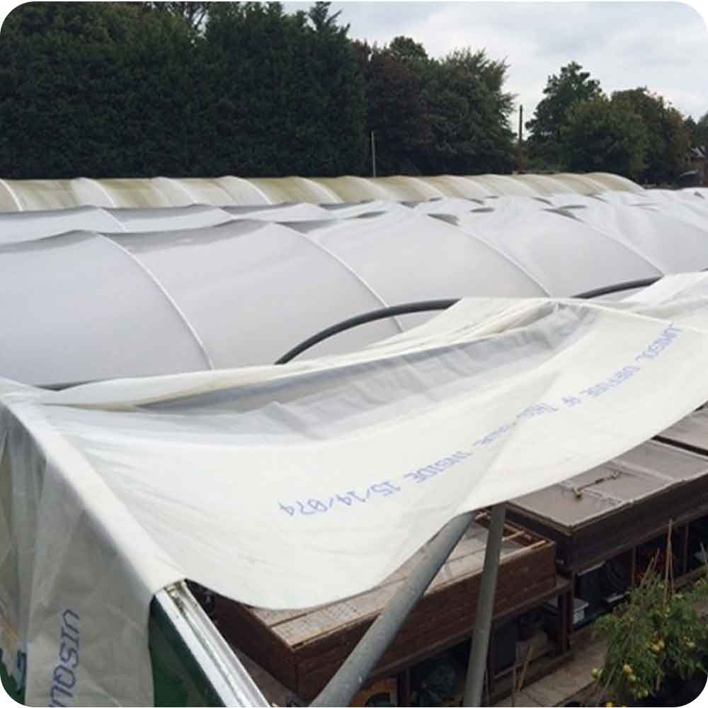 polythene and net for polytunnels