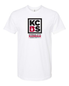 white t-shirt with full color decoration - center front