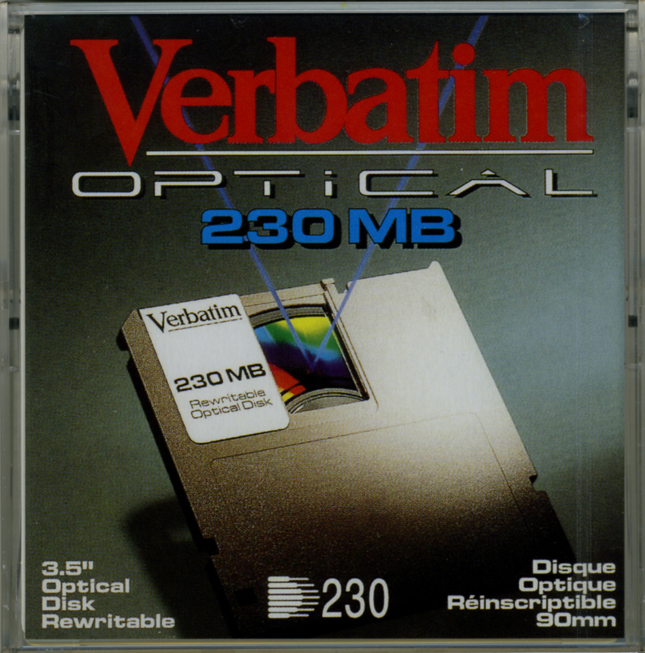 Verbatim 90545 230MB Magneto Optical Disk | Hard to Find