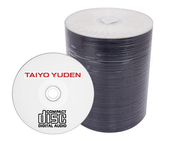 JVC Taiyo Yuden White Thermal CD-R - CDR80WPT100S | New Part No