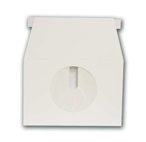 White Windowed Disc Mailers - Case