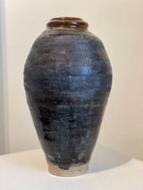 Black Crack Vase