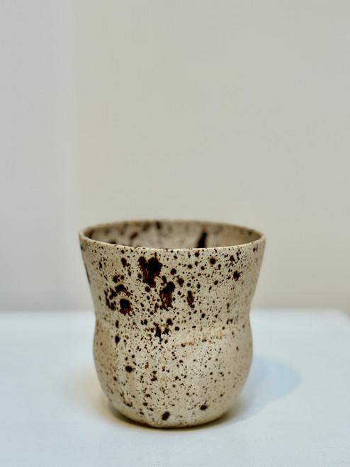 Speckled Curve Tumbler | Cream