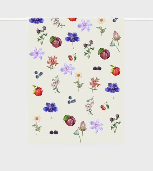 Flower Fruit Arrangement | Lettuce | Teatowel