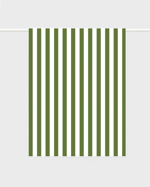 Olive Stripe | Lettuce | Teatowel