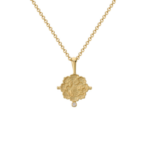 Murkani, loved always, necklace, gold, pendant