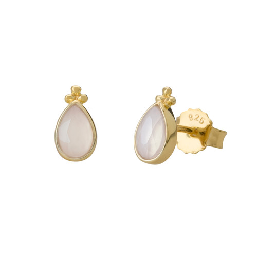 loved always, murkani, jewellery, earrings, moonstone, gold