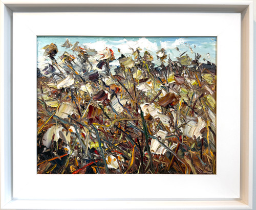 oil painting of carrot seed by John Badcock