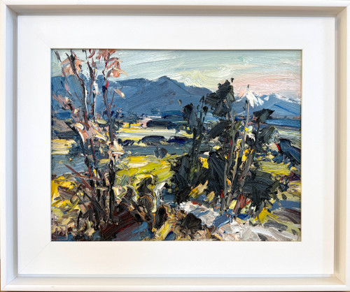Oil painting by John Badcock of Downs Rd