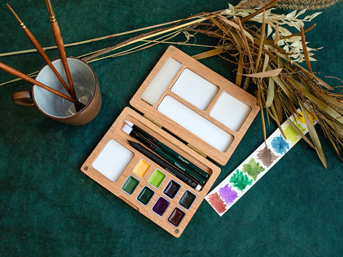 teleport, trailblazers, palette, watercolour, paint set, travel