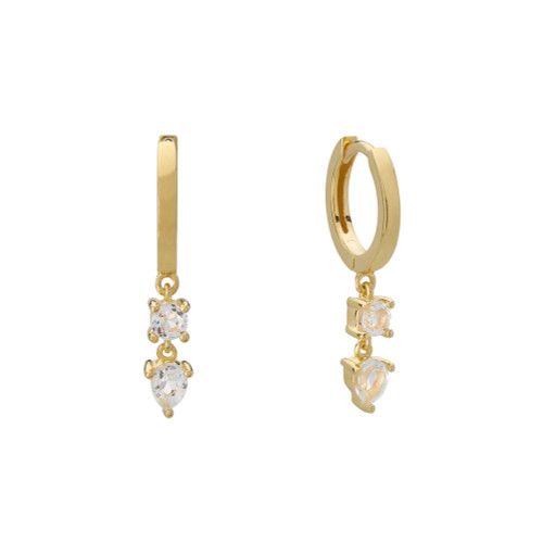 Double Drop Huggies | Gold